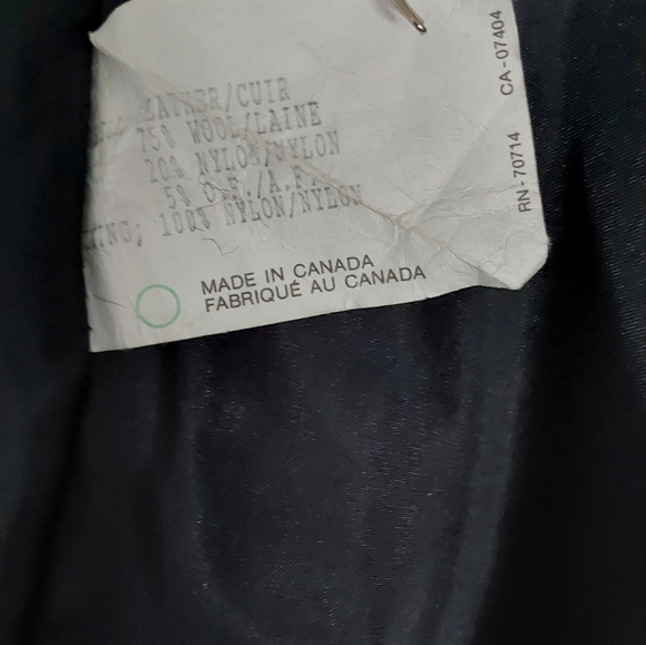 VINTAGE 1990 PINK FLAMINGO LEATHER BOMBER JACKET S - Picture 10 of 10